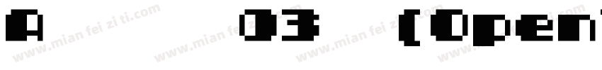 A思源黑体 03 中(OpenType TrueType)(Versi字体转换